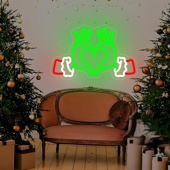 Christmas Neon Sign Led Candy Dimmable Light Up Sign for Wall Decorations - Picture 3 of 7